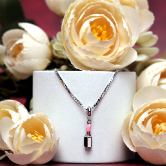 Lipstick Pendant Necklace - varudijewellers