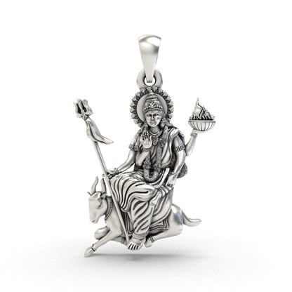 Silver Jahu Maa Pendant