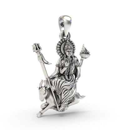 Silver Jahu Maa Pendant