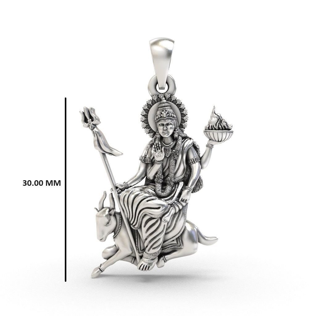 Silver Jahu Maa Pendant