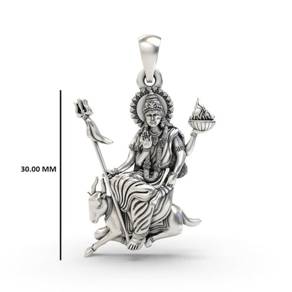 Silver Jahu Maa Pendant