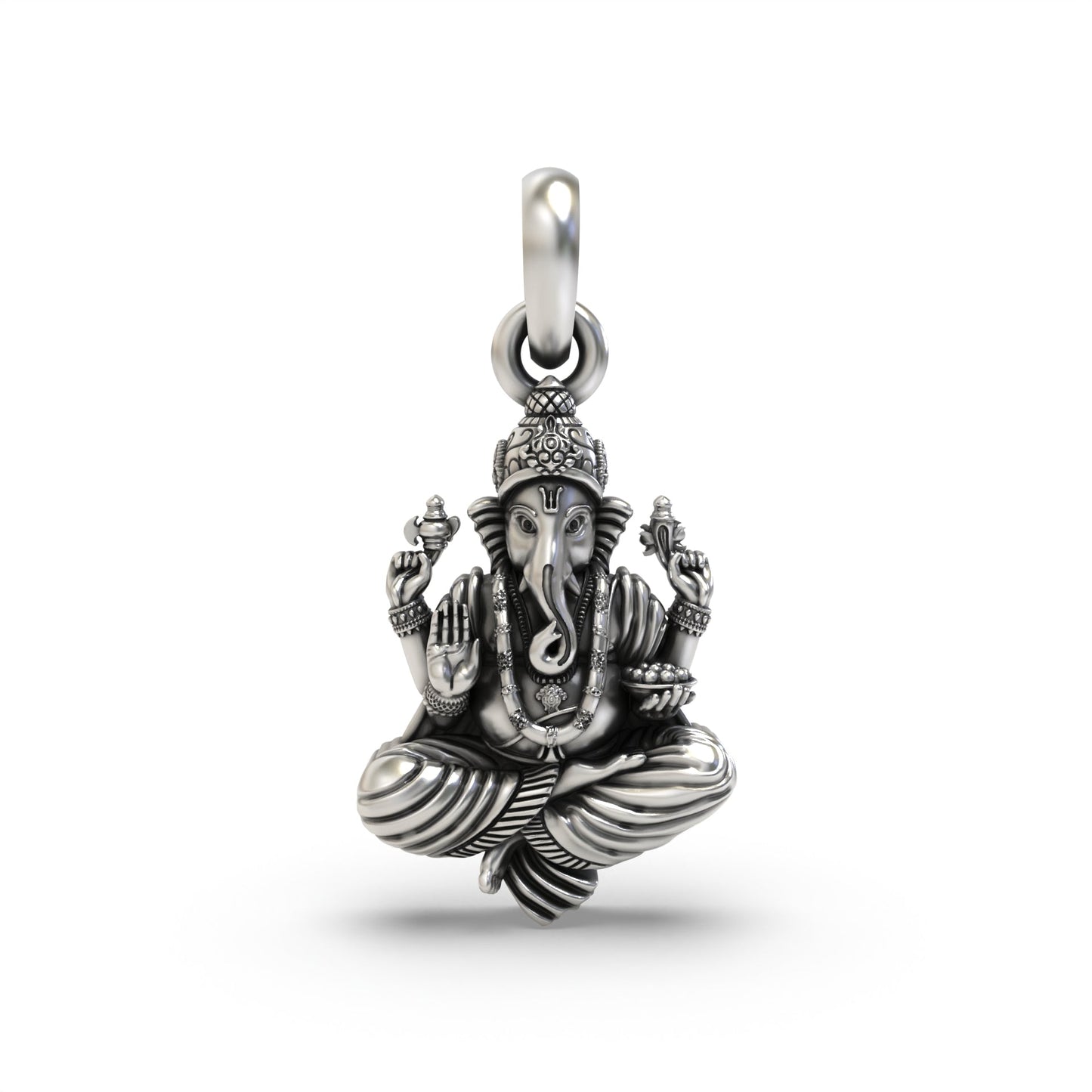 Silver Ganesh Pendant