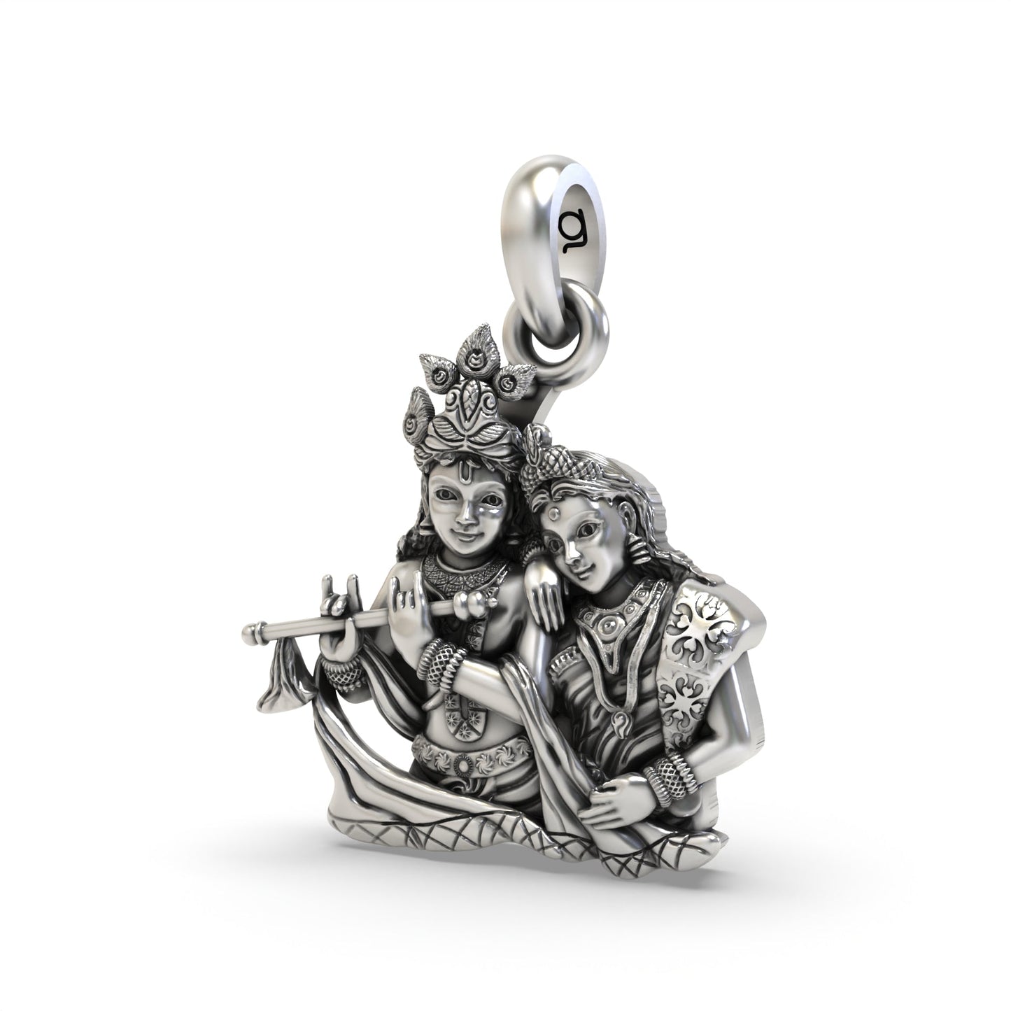 Enchanting Radha Krishna Pendant - A Divine Addition to Your Collection