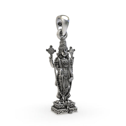 Silver Tirupati Balaji Pendant