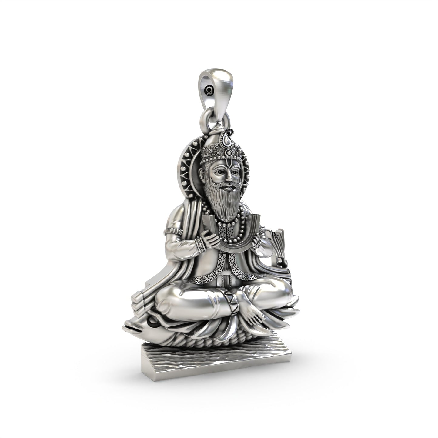 925 Sterling Silver Jhulelal Pendant