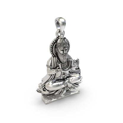 925 Sterling Silver Jhulelal Pendant