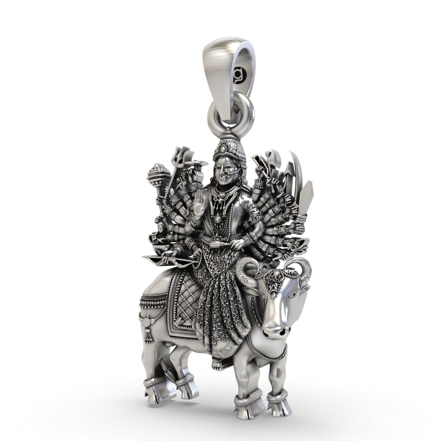 925 Sterling Silver Vihat Maa Pendant