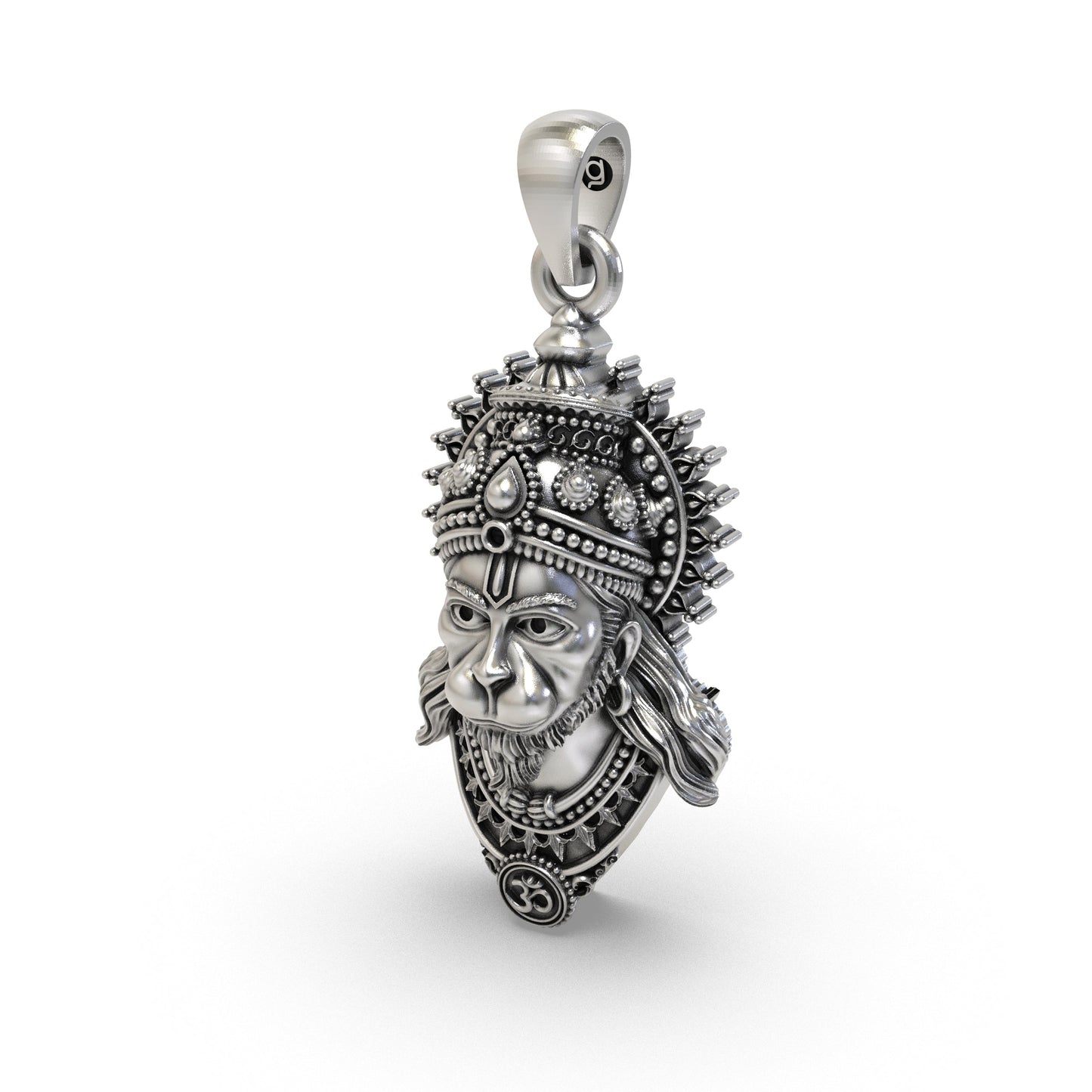 925 Silver Hanumanji Pendant